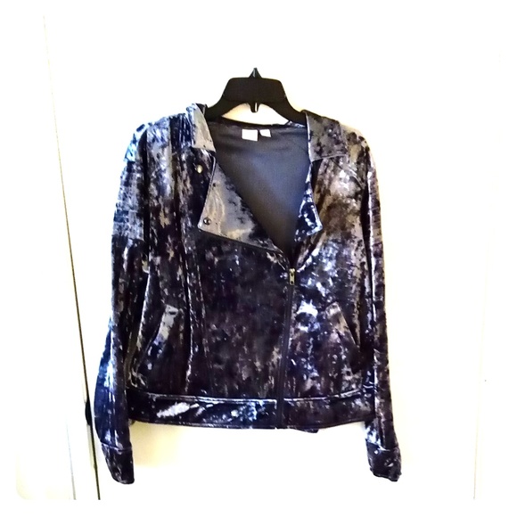 melrose and market Jackets & Blazers - Shiny velvety moto jacket